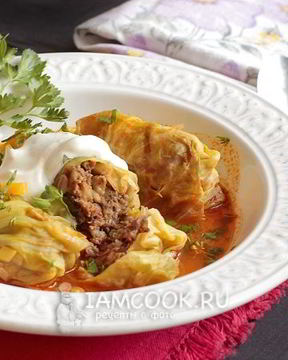 Голубцы из молодой капусты с перловкой