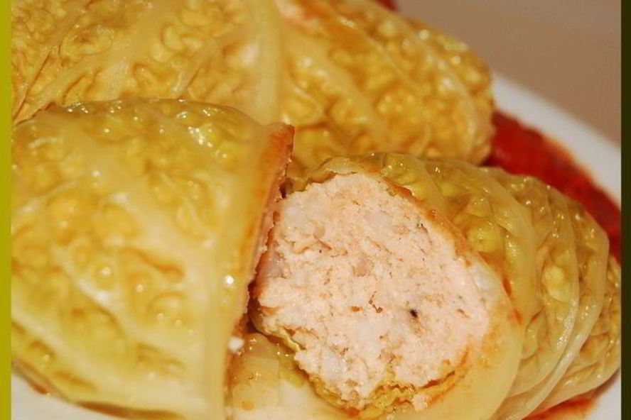 Рецепт голубцы из савойской капусты с фаршем из семги