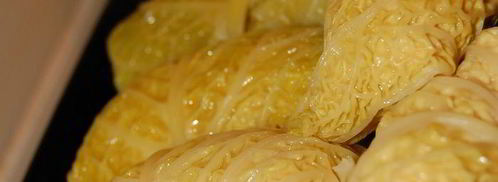 голубцы из савойской капусты с фаршем из семги. Шаг 6