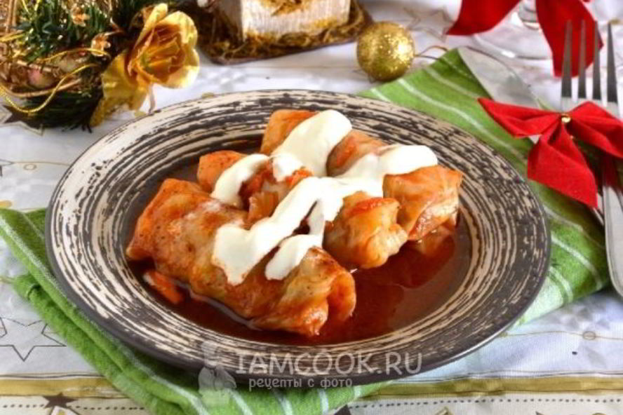 Рецепт голубцы с фаршем из мраморной говядины