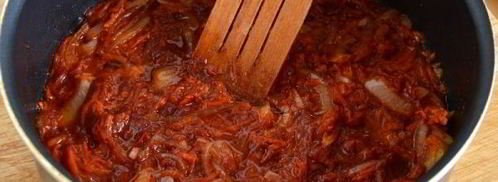 голубцы с фаршем из мраморной говядины. Шаг 6