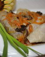 Голубцы с гречкой и картофелем