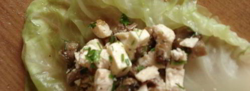 голубцы с грибами и брынзой. Шаг 4