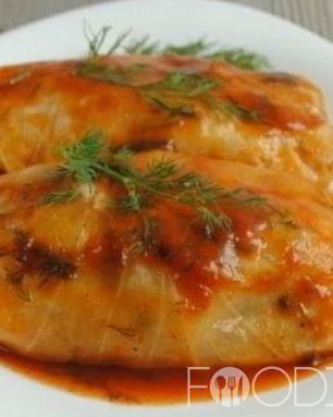 Голубцы с грибами