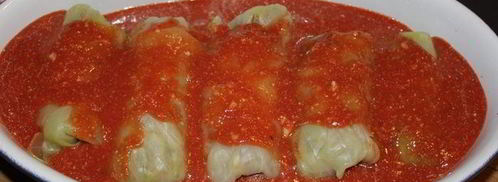 голубцы с отрубями, гречей и горгонзолой. Шаг 15