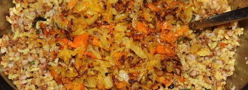 голубцы с отрубями, гречей и горгонзолой. Шаг 8