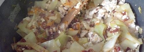 ленивые голубцы с куриным фаршем в мультиварке. Шаг 7