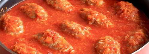 ленивые голубцы с подливкой в духовке. Шаг 13