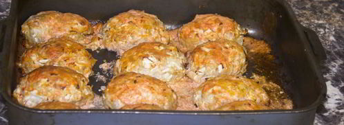 ленивые голубцы в духовке в сметанном соусе. Шаг 16