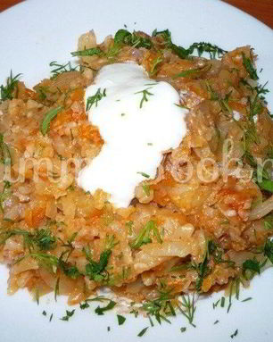 Ленивые голубцы в мультиварке