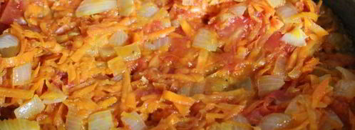 ленивые голубцы запеченные в сметане. Шаг 7