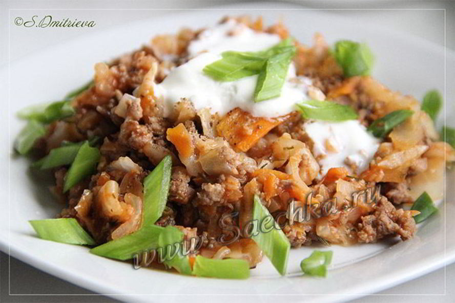 Рецепт ленивые голубцы