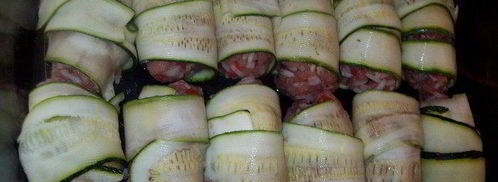 мини-голубцы в одежке из кабачков. Шаг 6