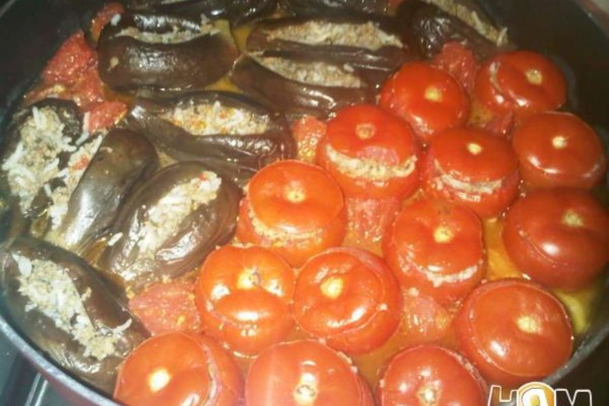 Рецепт помидор — бадымджан долмасы