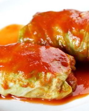 Постные голубцы с картошкой