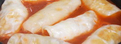 постные голубцы с овощами и шампиньонами. Шаг 8