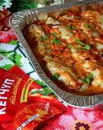 Запеченные голубцы в кетчупе и сметане