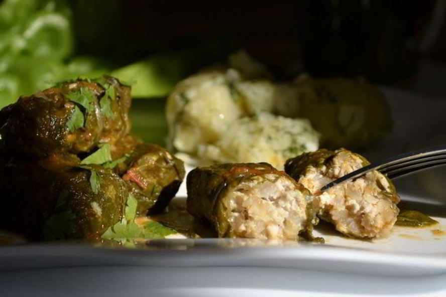 Рецепт зеленые голубцы с листьями мангольда, шпината и вкусом лета