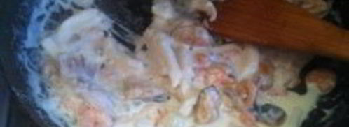 гречневая лапша с морепродуктами. Шаг 8