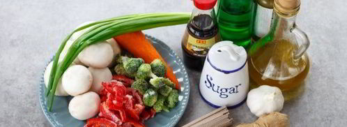 гречневая лапша с овощами. Шаг 2