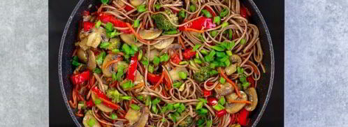 гречневая лапша с овощами. Шаг 11