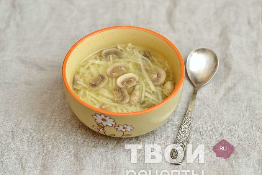 Рецепт грибная лапша
