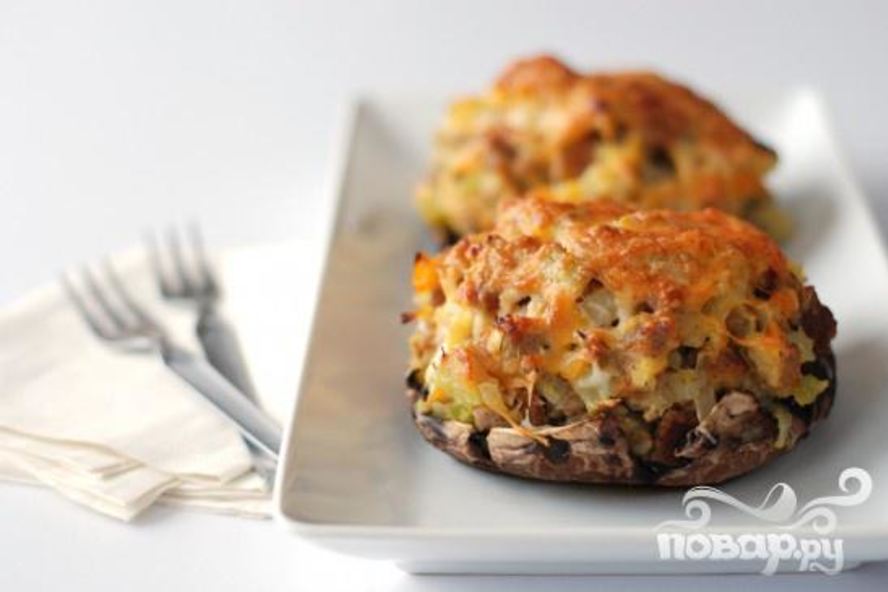 Рецепт фаршированный портобелло