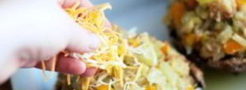 фаршированный портобелло. Шаг 21