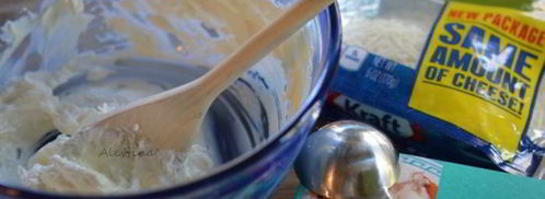 фаршированные грибы с крабовым соусом. Шаг 3