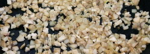 фаршированные шампиньоны с фаршем. Шаг 7