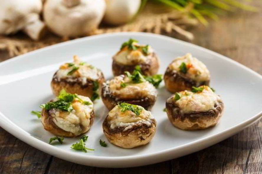 Рецепт фаршированные шампиньоны с курицей и луком