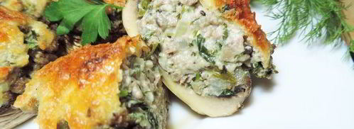 фаршированные шампиньоны шик. Шаг 5