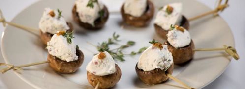 фаршированные шампиньоны. Шаг 3