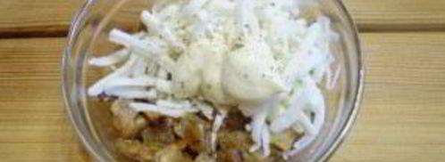 грибы фаршированные в духовке. Шаг 11