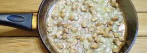 грибы фаршированные в духовке. Шаг 7