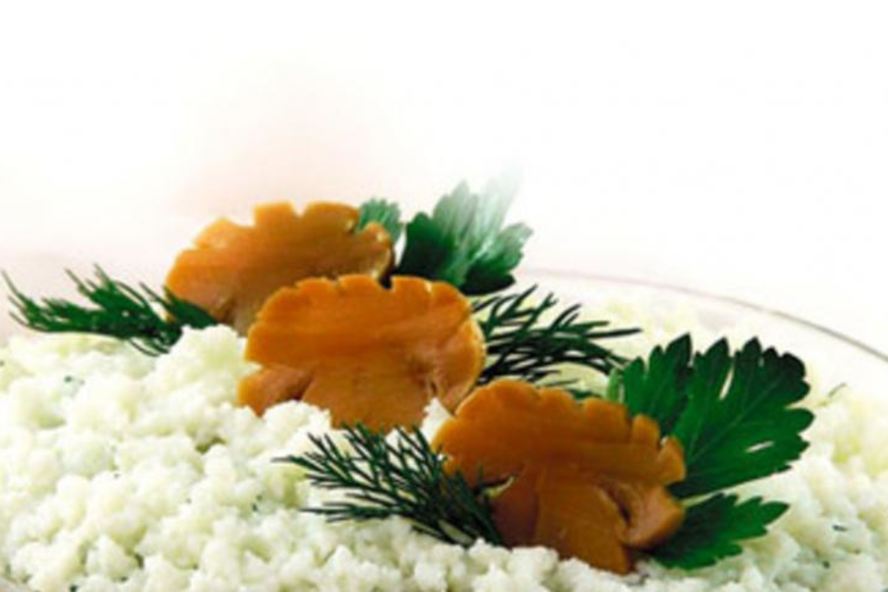 Рецепт грибы под снегом