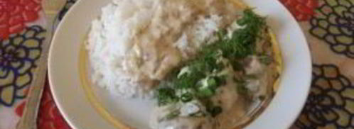 грибы, тушенные со сливками. Шаг 5