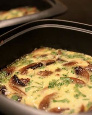 Грибы в сливочной заливке