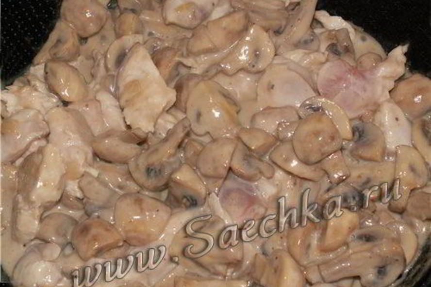 Рецепт грибы в сыре