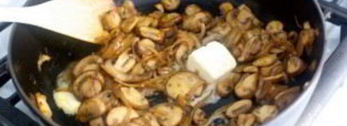 грибы, запеченные с макаронами. Шаг 3