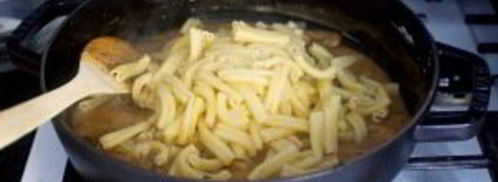 грибы, запеченные с макаронами. Шаг 5