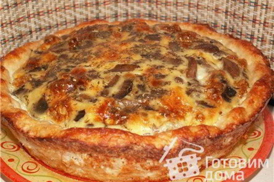 Рецепт куриное лукошко с грибным омлетом