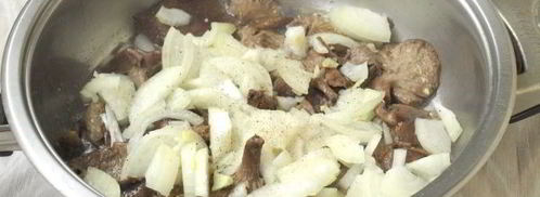 лисички с картошкой в духовке. Шаг 5