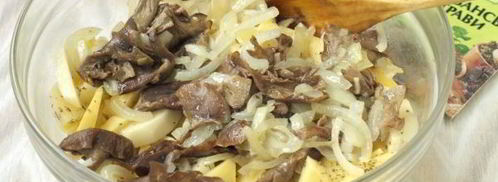 лисички с картошкой в духовке. Шаг 6