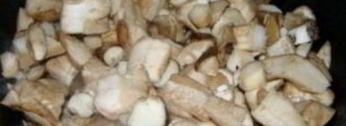 подберезовики, жареные с картофелем. Шаг 2