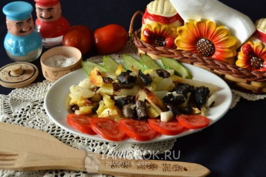 Рецепт подосиновики жареные с картошкой