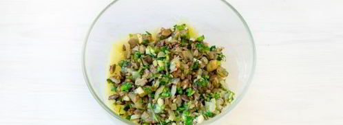 постные фаршированные шампиньоны. Шаг 14