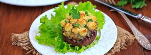 постные фаршированные шампиньоны. Шаг 18