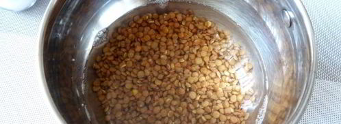 шампиньоны, фаршированные чечевицей. Шаг 8