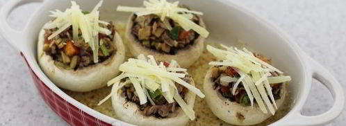 шампиньоны фаршированные мясом. Шаг 9